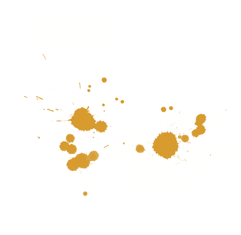 Gold Splatter Paint Splash