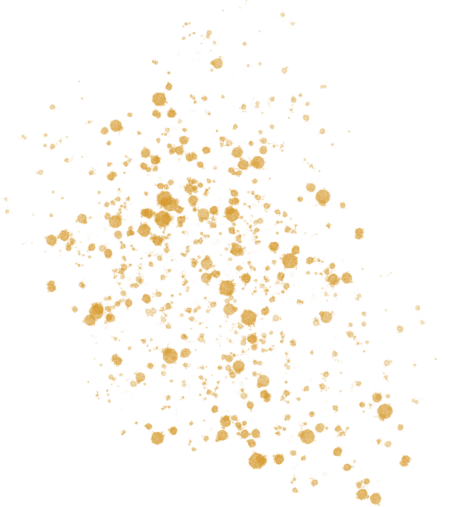 Gold Splatter Paint Splash