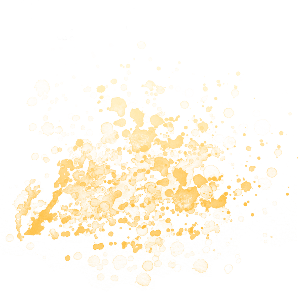 Gold Splatter Paint Splash