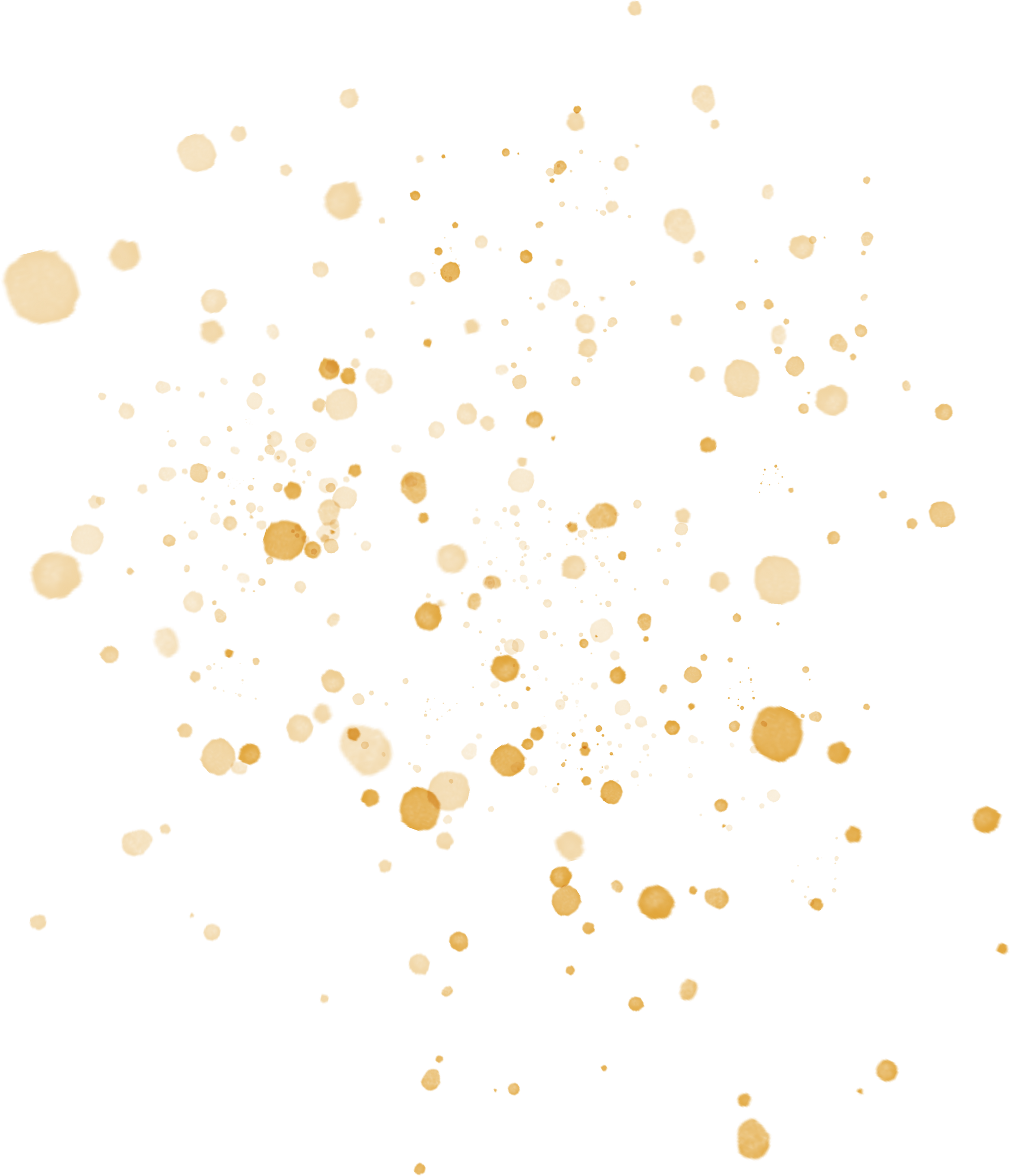 Gold Splatter Paint Splash